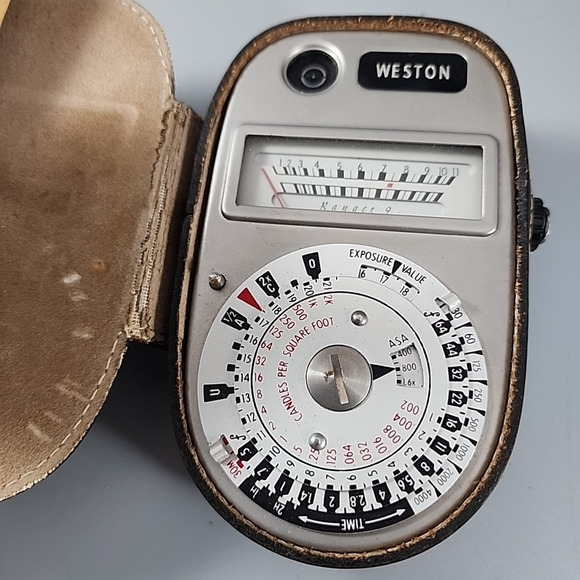 Vintage Weston Instruments Universal Exposure Meter Model 348 w/Case - Untested - Picture 1 of 5